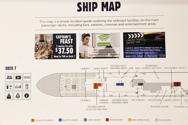 spirit of tasmania ship layout pic by steve bittinger