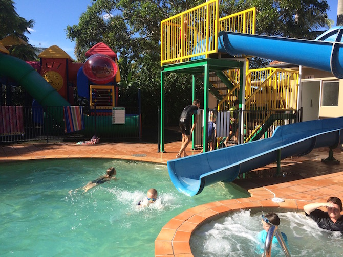 turtle beach resort gold coast blue slide pic