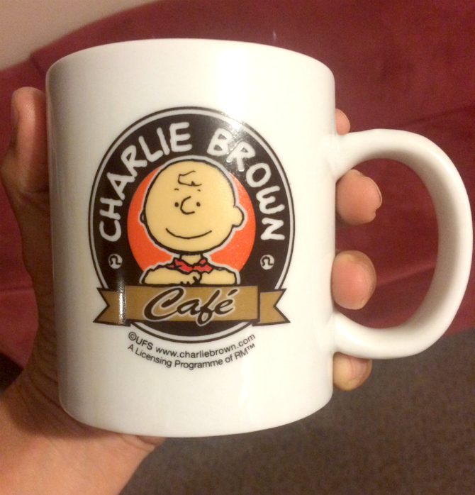 charlie brown cafe hong kong mug souvenir pic