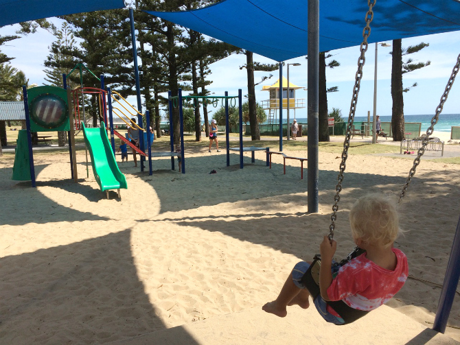 gold coast justins park swings