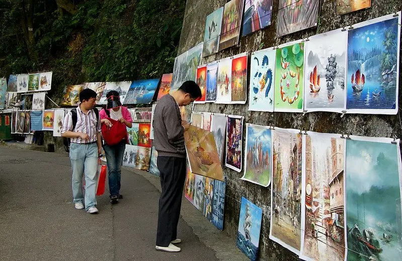 art for sale at the peak hong kong pic flickr