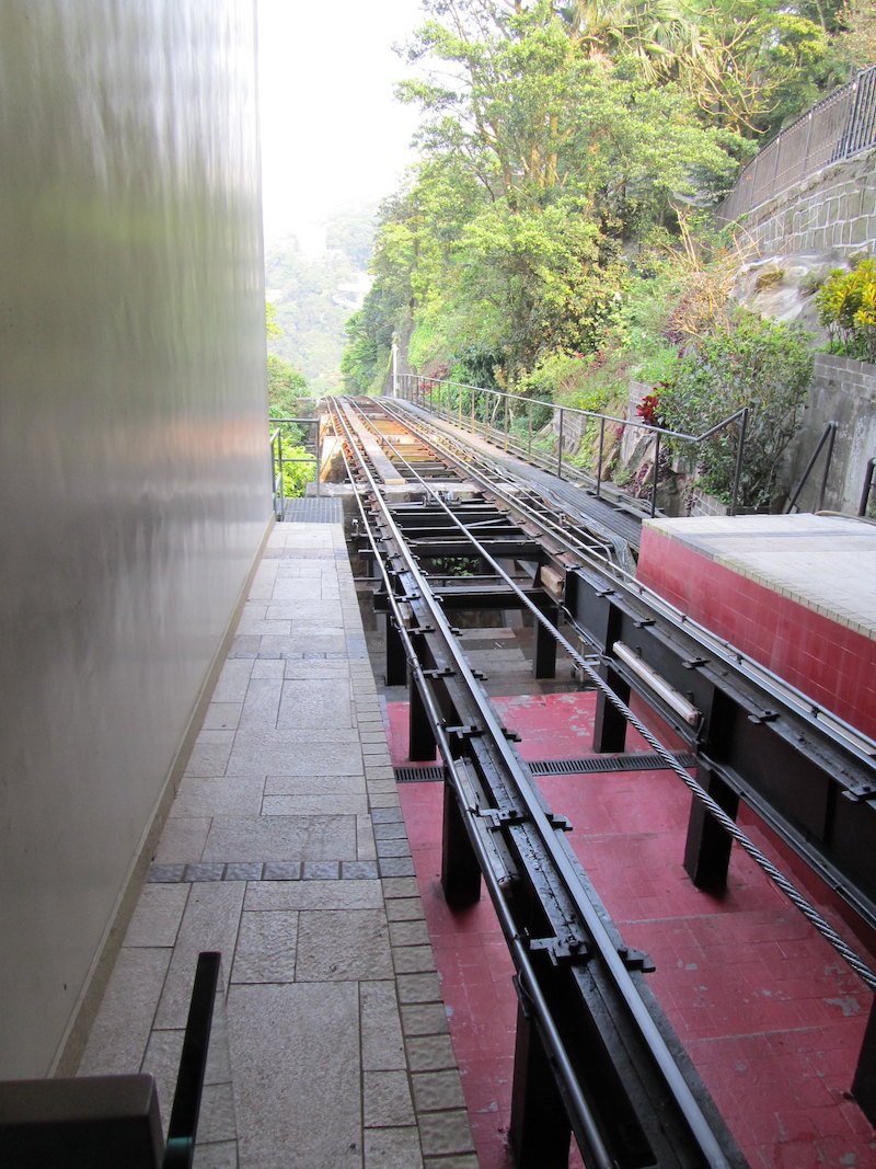 funicular railway hong kong rails by andrew baron