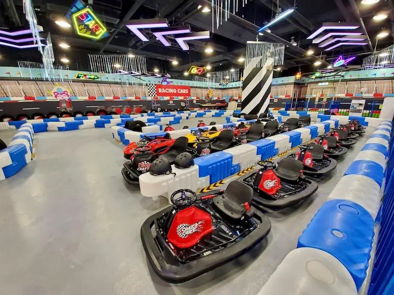 jumpin gym bumper cars by facebook