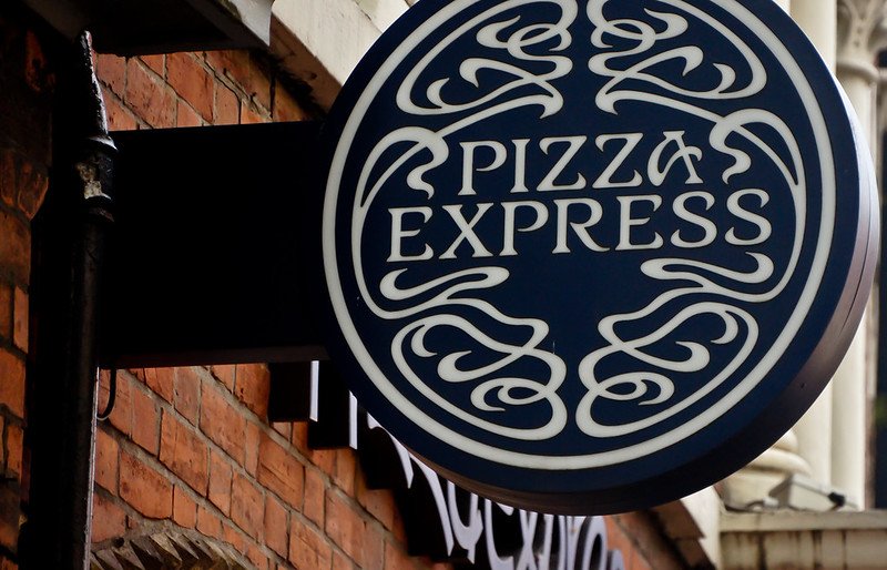 pizza express sign by william murphy