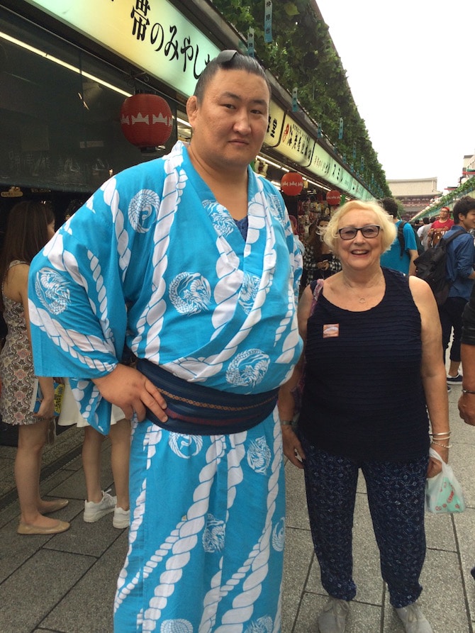 asakusa things to do sumo wrestler