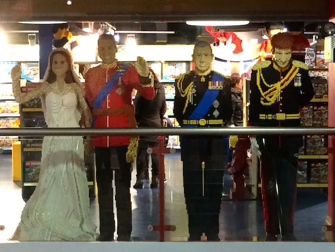best toy store in london hamleys lego royal family pic