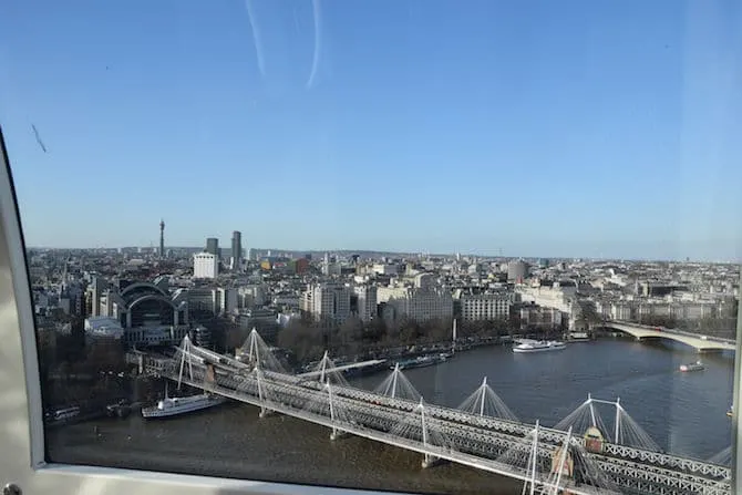 london eye experience for children view