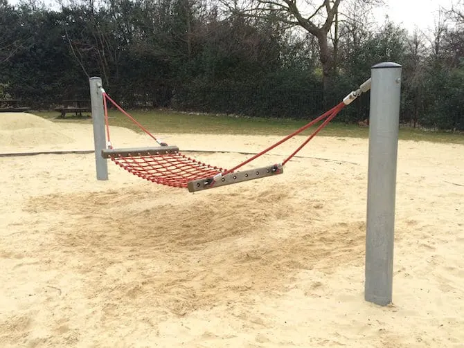 marylebone green playground hammock swing