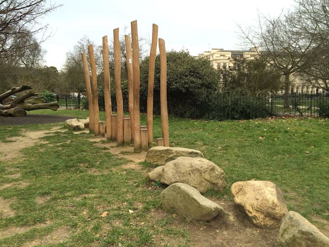 marylebone green playground just across - nature play