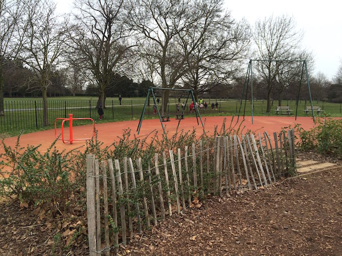 marylebone green playground swings