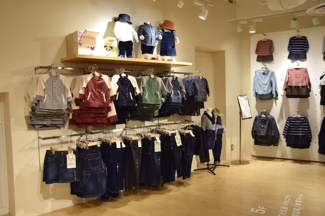 muji shibuya playroom kids clothes