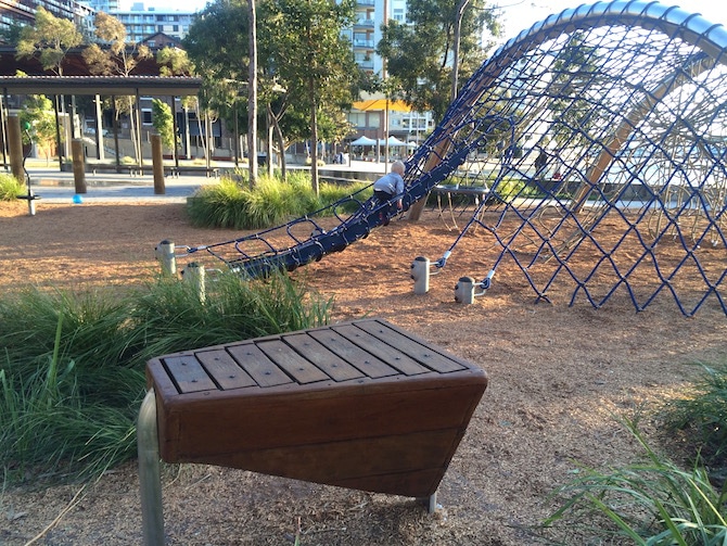 pyrmont playground music and nets pic