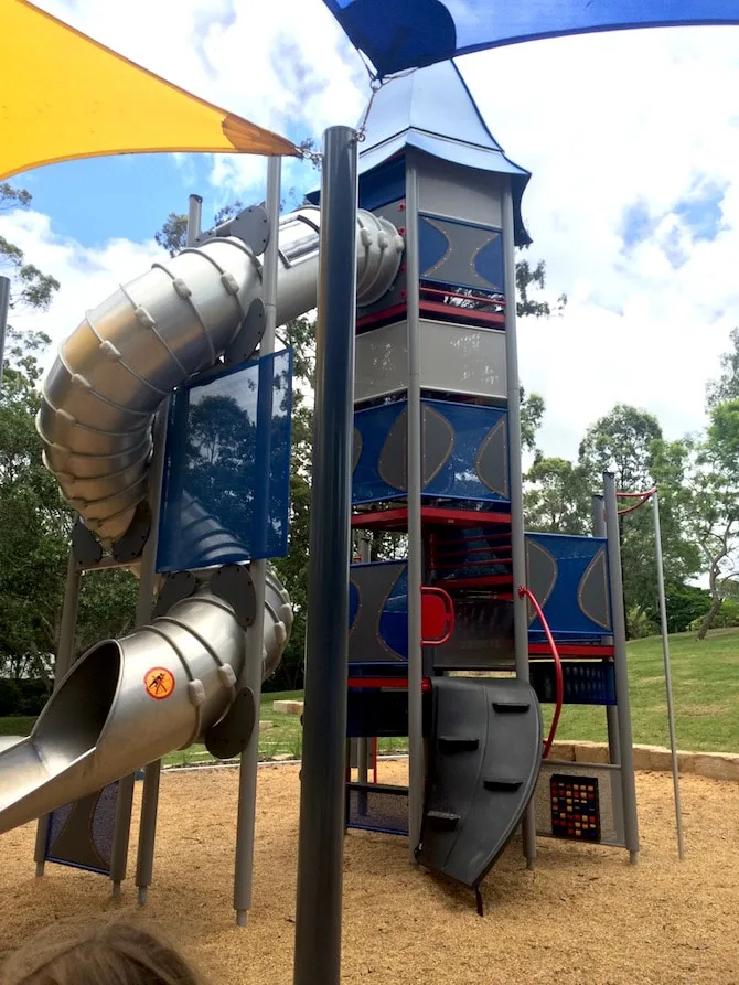 roselea park playground rapunzel tower
