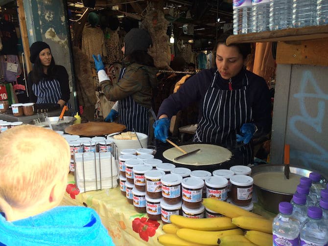 portobello market food in london