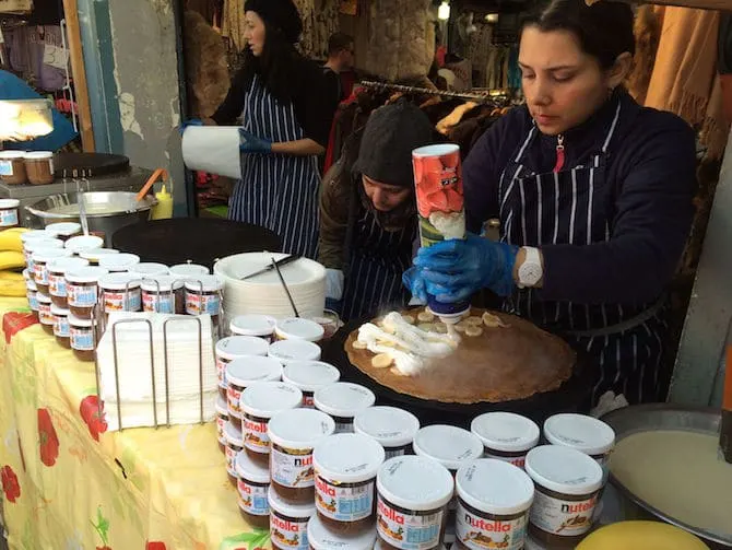 portobello markets in london banana and cream