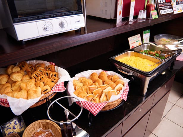 Super Hotel Shinjuku Kabukicho breakfast dishes