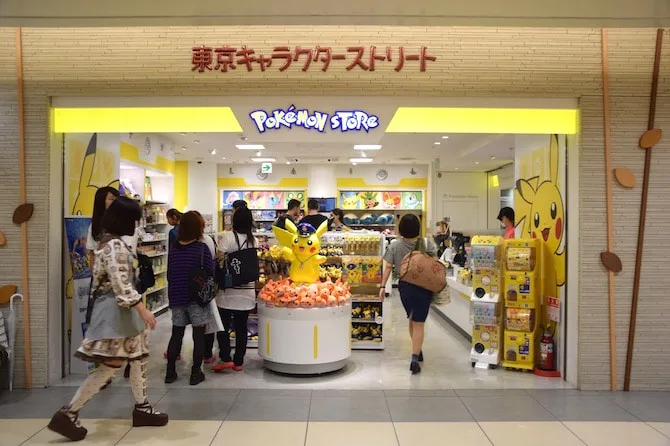 tokyo character street shopping pokemon