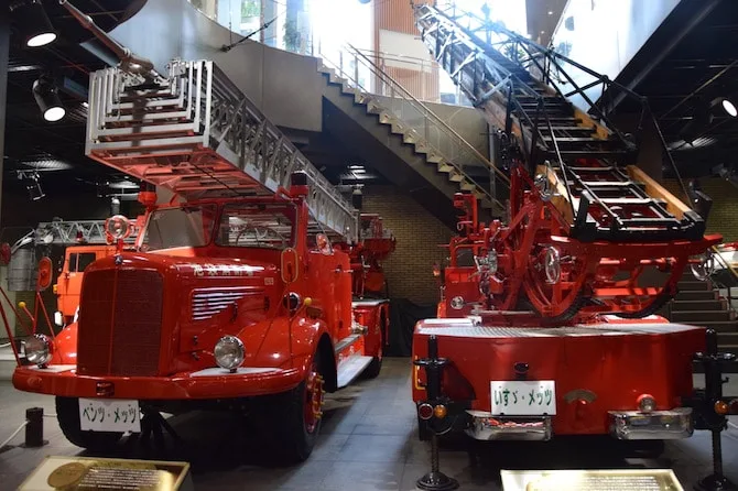 tokyo fire museum fire truck models