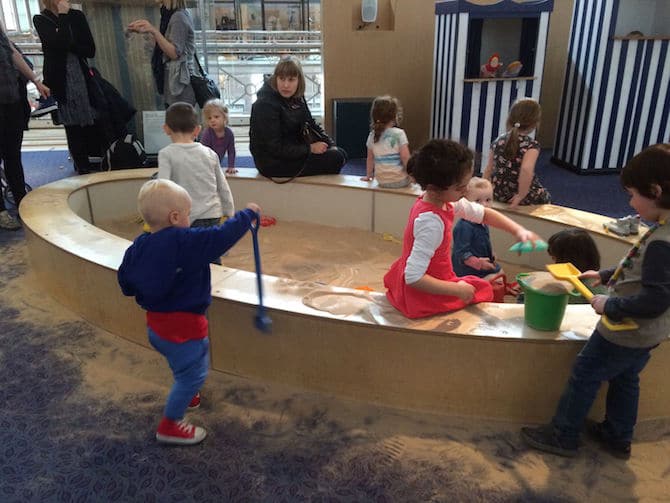 museum of childhood london review indoor sandpit