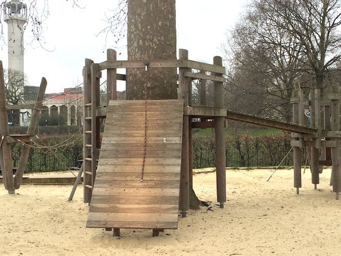 regents park playground hanover gate tree fort