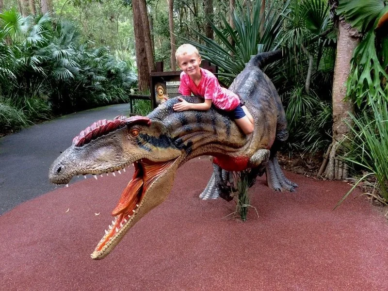 australia zoo dinosaur ned pic