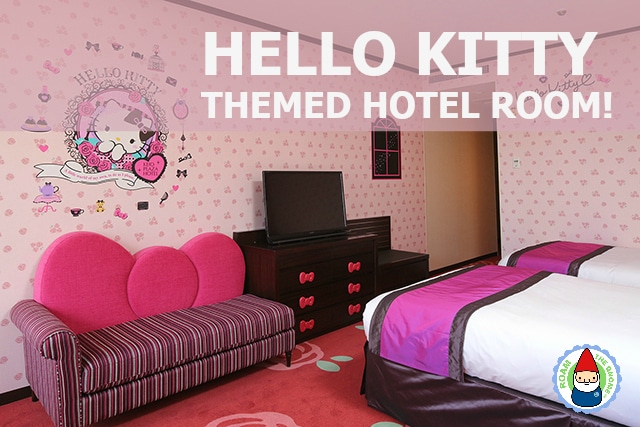Where to stay in Tokyo with kids? Book a night in a Hello Kitty-themed room in Tokyo today. Details in link. Visit www.roamthegnome.com for SUPER DOOPER FUN ideas for family-friendly travel and weekend adventures all over the world. Search by city. Rated by kids and our travelling gnome