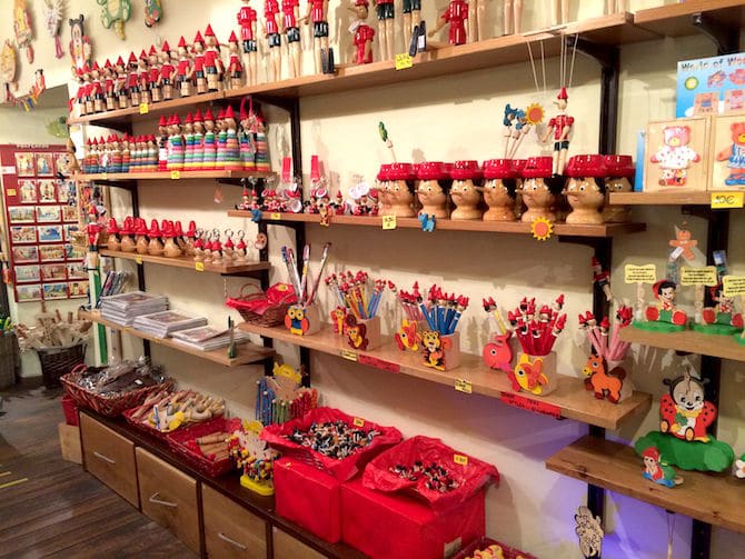 Pinocchio gifts from Rome