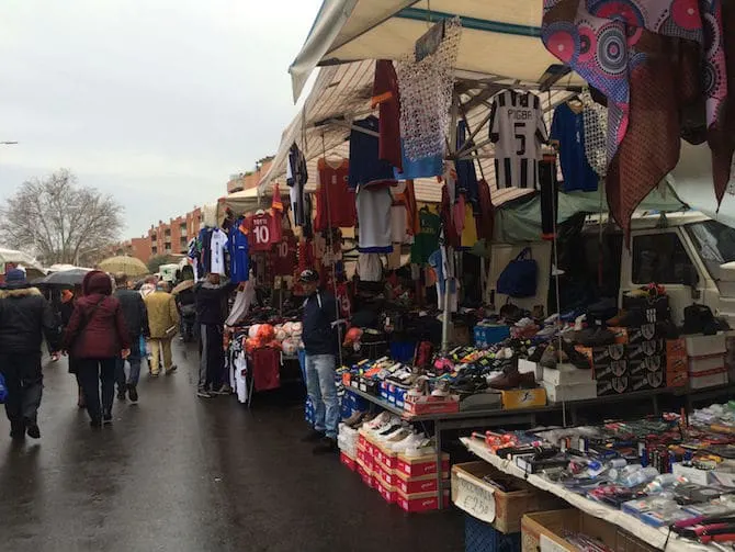 Porta Portese Market in Trastevere - Flea Market.