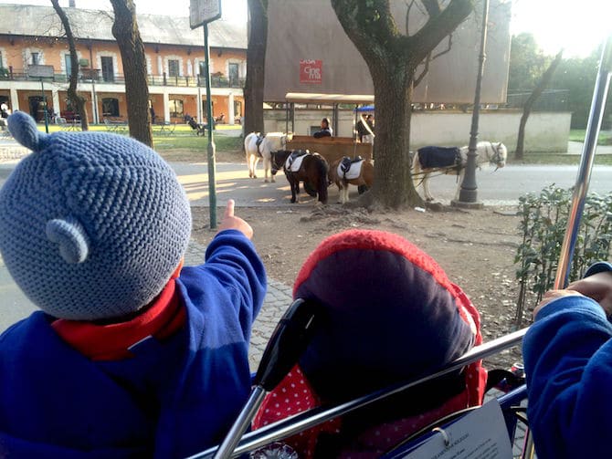 Rome Villa Borghese Electric Pedal Cars-ponies