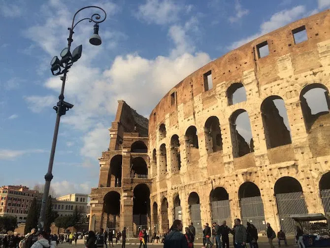 What to Do in Rome with Kids -Colosseum Exterior pic