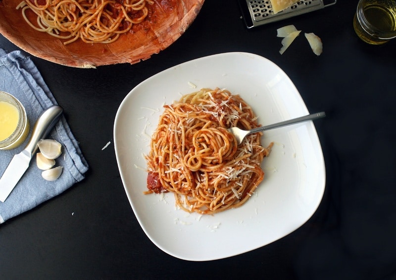 italian spaghetti in rome pic