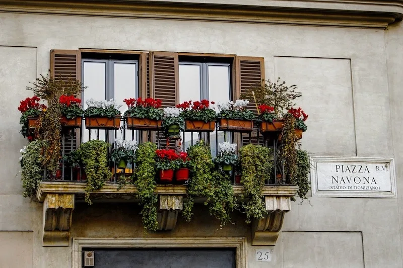 piazza navona sign pic