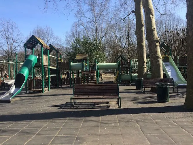 big kids on playground pic