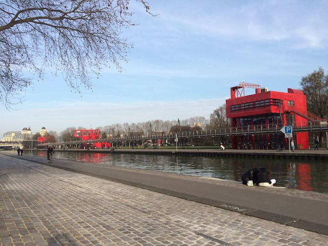 Paris PARC DE LA VILLETTE PLAYGROUND gardens pic