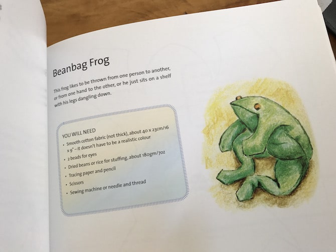 Steiner toys beanbag frog