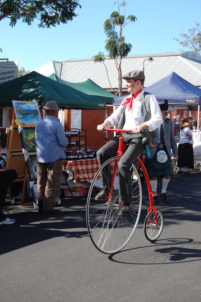 Mary Poppins Festival - old fashioned bicycle