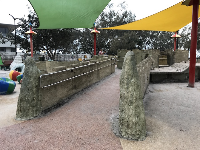 broadbeach park sand castle pic