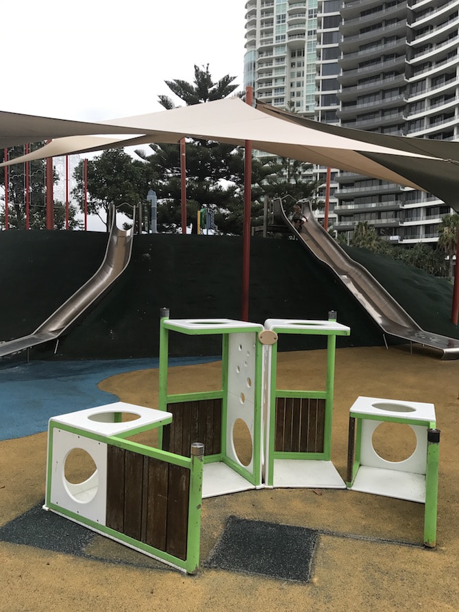 all abilities broadbeach park slides pic