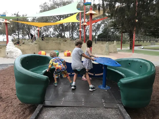 broadbeach playground wobble board pic