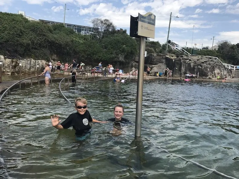 malabar rock pool entrance path pic