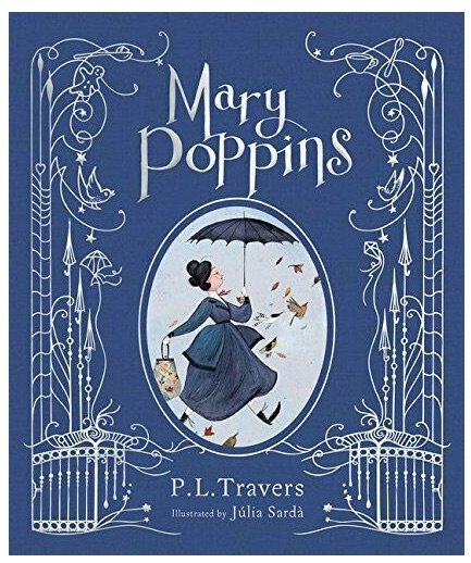 mary poppins illustrated book cover