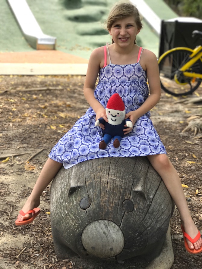 Sydney Park Playground sculptures pic