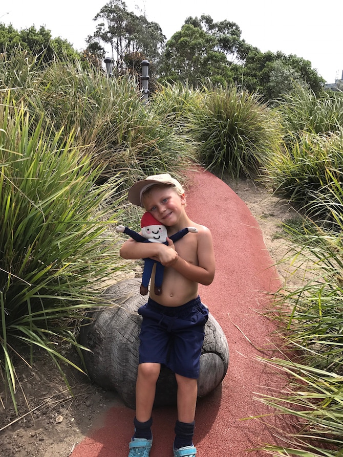 Sydney Park Playground sundial pic