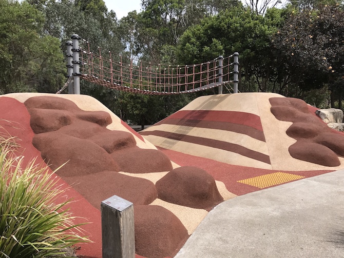 Sydney Park Playground with family pic