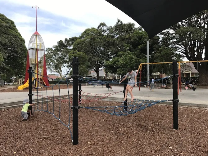 Enmore Park Marrickville_climbing net pic