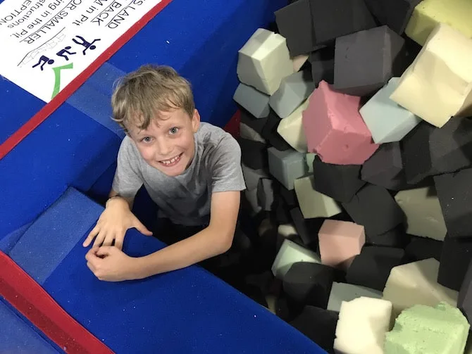 Spring Loaded Trampoline Park Tweed Heads Banora Point foam pit pic