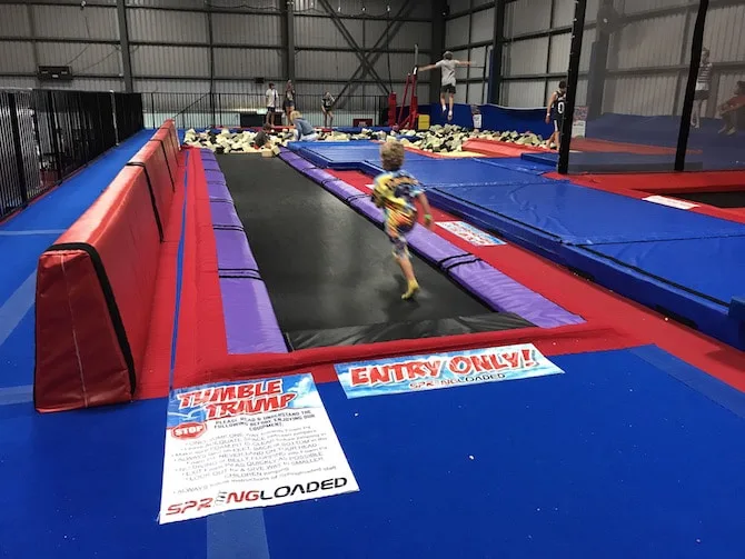 Spring Loaded Trampoline Park Tweed Heads Banora Point long trampolines pic