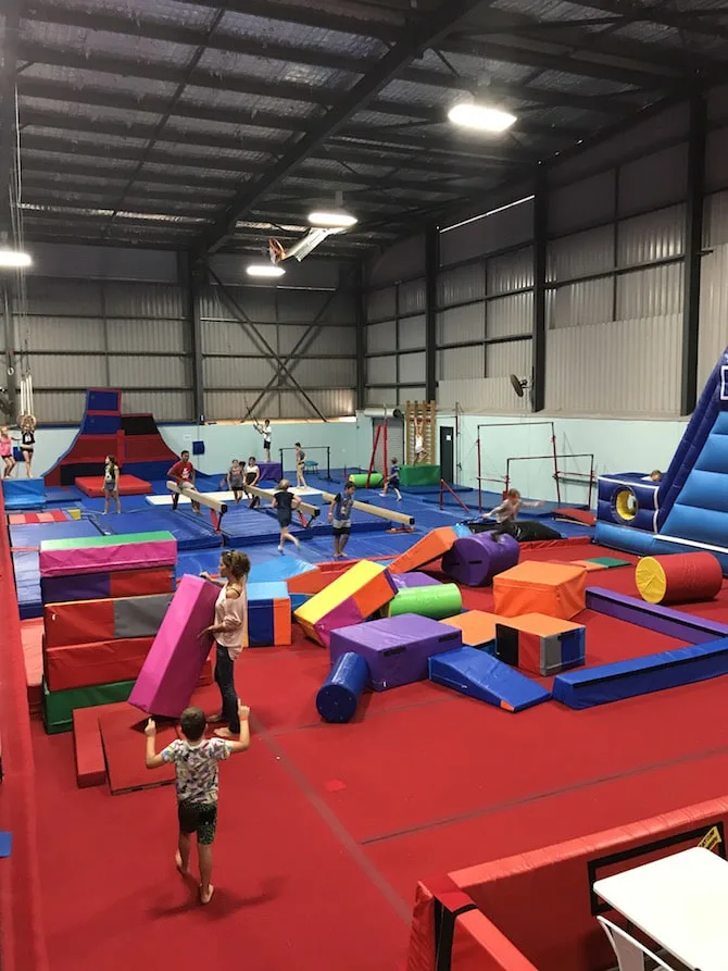Spring Loaded Trampoline Park Tweed Heads Banora Point obstacle course pic