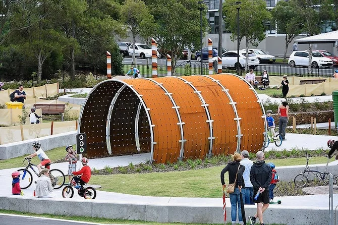 Sydney Park Bike Track Kids Bike Track Sydney pic