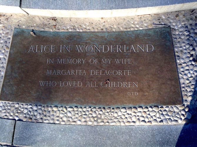 Photo- Alice in Wonderland Statue dedication